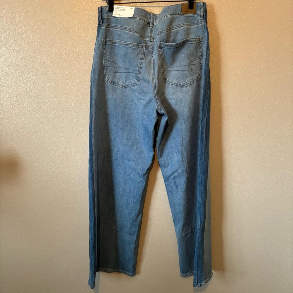 NWT Dreamy Drape High Rise Wide Leg Jeans - Picture 5 of 11